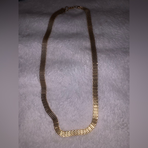 Source Unknown Jewelry - Gold Mesh Necklace costume jewelry